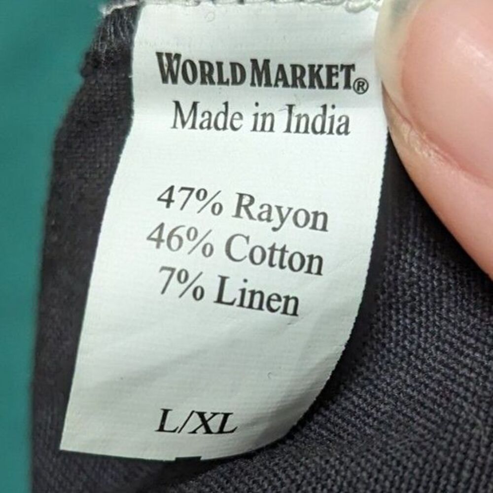 World Market Womens Sz L-XL Overalls / Jumper Workwear 90s Grunge Boho - Picture 5 of 5
